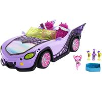 Monster High Toy Car, Ghoul Mobile with Pet and Cooler Accessories, (US IMPORT)