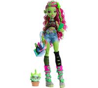 Monster High Venus McFlytrap Doll, Plant Monster with Pet Cat Chewlian & Access