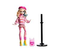 Monster High Wednesday Doll and Accessories, Enid Sinclair Collectible in Pink F
