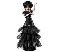 Monster High Wednesday Collectible Doll, Rave’N Wednesday in Black Gown Inspired by Dance Scene