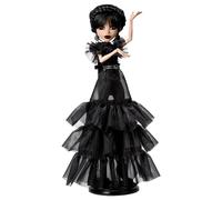 Monster High Wednesday Doll, Rave?N Wednesday Collectible in Black Gothic Gown inspired by Dance Scene, Premium Accessories and Doll Stand, HXJ03