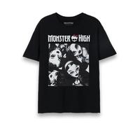 Monster High Womens Black Dolls Short Sleeved T-Shirt - XX-Large