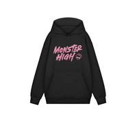 Monster High Womens Black Fangtastic Hoodie Hoodie - Medium