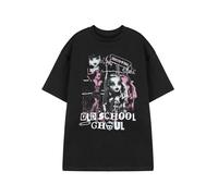 Monster High Black Old School Ghoul Short Sleeved T-Shirt Womens