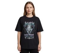 Vanilla Underground Monster High Womens Black High Voltage Short Sleeved T-Shirt (Xx-Large)