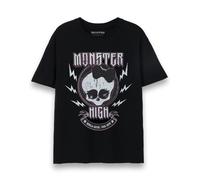 Monster High Womens Black World Tour Short Sleeved T-Shirt - Large