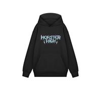 Monster High Women's High Voltage Hoodie | Black | Officially Licensed Merch | Size: 2XL Monster High Black 2XL