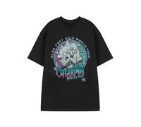 Monster High Women's Lagoona Short Sleeved T-Shirt | Black | Officially Licensed Merch | Size: XL Monster High Black XL