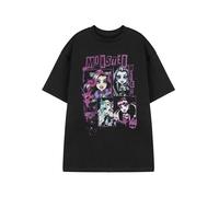 (Small) Monster High Short Sleeved T-Shirt (Womens Black)