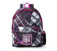 Monster High Women's Tartan Patchwork Backpack | Multicoloured | Officially Licensed Merch Monster High Multicolor