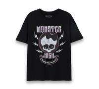 Monster High World Tour Short Sleeved T-Shirt | Womens Black | Officially Licensed Merch | Black S