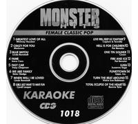 Monster Hits Karaoke CDG 1018 Female Classic Pop
