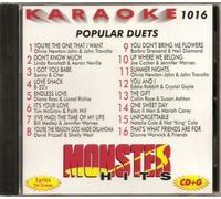 Monster Hits Vol. 1016 Karaoke CDG POPULAR DUETS by Unknown (0100-01-01)