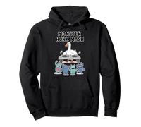 Monster Honk Mash Halloween Party Silly Goose Character Pullover Hoodie