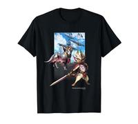 Monster Hunter Rise：SUNBREAK Palico&Palamute T-Shirt, Men, Black, Large