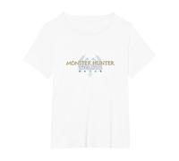 Monster Hunter Stories 3 (B) T-Shirt, Women's Plus, White, 4X