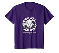 Monster Hunter Wilds Arkveld Icon T-Shirt, Youth, Purple, Medium
