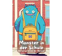 Monster in der Schule. Die lustige Schule der Monster. Das verrückte Malbuch für Kinder! Willkommen in der Monsterschule - Ein gruselig-lustiges ... 4 Jahren! Monster lernen Lesen und Rechnen!