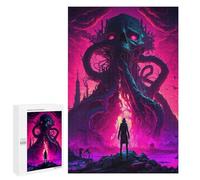 Monster in The Dark: Festive Gift for Adults, 1000 PCS Challenging Puzzle for Adults - to Assemble, Frame And Display
