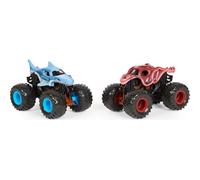 Monster Jam 1:64 2-Pack (Color Change) Megalodon vs. Octon8er