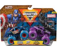 Monster Jam , Marvel Official Iron Man Vs. War Machine Die-Cast Monster Trucks, 1:64 Scale, Kids Toys for Boys and Girls Ages 3 and up
