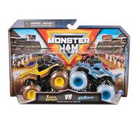 Monster Jam, Official Earth Shaker Vs. Megalodon Die-Cast Monster Trucks, 1:64 Scale, Kids Toys for Boys Ages 3 and up