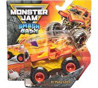 Monster Jam El Toro Loco Smash & Bash Die-Cast Monster Truck - Real Action Crash Reset Vehicle, 1:64 Scale, Series 01