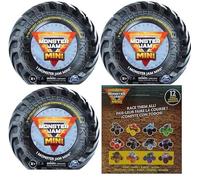 Monster Jam 1:87 Scale Pack of 3 Random Trucks (Series 11) - Kid, Unisex, Children