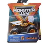 Monster Jam 2020 Spin Master 1:64 Diecast Monster Truck with Wristband: Dragonoid Gold