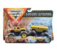 Monster Jam, Official El Toro Loco vs. Higher Education Color-Changing Die-Cast Monster Trucks, 1:64 Scale