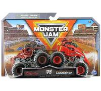 Monster Jam 2023 Official 1:64 Scale Diecast Truck 2-Pack Series 25 Octon8er vs Crushstation