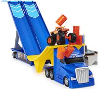 Monster Jam 6058258 - Official 2-in-1 Transforming Hauler Playset with Exclusive 1:64 Scale El Toro Loco Die-Cast Monster Truck