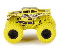 Monster Jam Avenger Monster Truck Die-Cast Vehicle, 1:64 Scale True Metal Truck with BKT Tires, Official Spin Master Collectible Toy for Kids Ages 3+