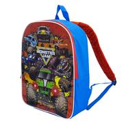Fast Forward Monster Jam Backpack for Kids - Monster Truck Backpack - Monster Truck Book Bag, Group, 15 inches
