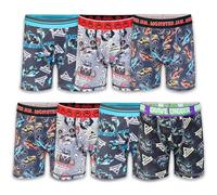 Monster Jam Boys' Exclusive 7-pk Grave Digger, El Toro Loco & More, 2, 7-Pack Athletic Boxer Brief, 4 (Pack of 7)