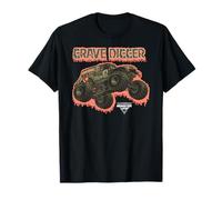 Monster Jam Camo Grave Digger Monster Truck Motorsports T-Shirt
