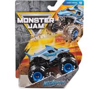 Monster Jam , Official Earth Shaker Monster Truck, Die-Cast Vehicle, Show Time Series, 1:64 Scale