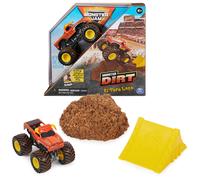 Monster Jam Dragon Monster Dirt 1lb Playset with Official 1:64 Scale Die-Cast Monster Truck Kids Toys for Boys Ages 3 and up