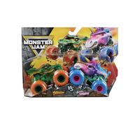 Monster Jam , Official Dragon Vs. Sparkle Smash Die-Cast Monster Trucks, 1:64 Scale, Kids Toys for Boys Ages 3 and up