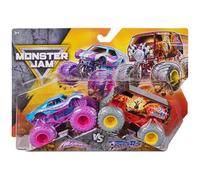 Monster Jam, Full Load Against Thunder Monster Trucks 1:64 Scale Toy for Children from 3 Years