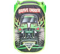 Monster Jam Grave Digger Pop Up Hamper - Mesh Laundry Basket/Bag with Durable Handles - (Official Monster Jam Product)