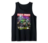 Monster Jam Grave Digger Shovel Sharp Tank Top