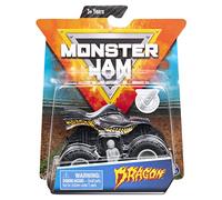 Monster Jam Hot Wheels 1:64 Scale Dragon Truck, Gray