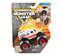 Monster Jam Jambulance Die-Cast Vehicle, 1:64 Scale, White Ambulance Monster Truck Toy, Ages 3 and Up