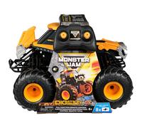 Monster Jam JCB DIGATRON Remote Control Truck, 1:15 Scale RC Monster Truck with 2.4GHz Full-Function Controller, Indoor/Outdoor, Official Vehicle for