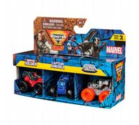 Monster Jam Marvel Mini Jams Winter Soldier Captain America War Machine Set