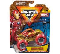 Monster Jam, Marvel Official Iron Man Monster Truck, Die-Cast Vehicle, 1:64 Scale, Super Hero Kids Toys for Boys Ages 3 and up