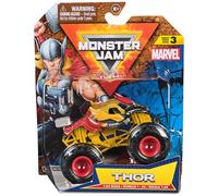 Monster Jam, Marvel Official Thor Monster Truck, Die-Cast Vehicle, 1:64 Scale, Super Hero Kids Toys for Boys Ages 3 and up