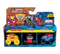 Monster Jam Marvel Vehicle 3 Pack (Styles Vary)