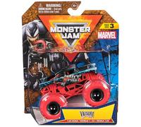 Monster Jam, Marvel Official Venom Monster Truck, Die-Cast Vehicle, 1:64 Scale, Super Hero Kids Toys for Boys Ages 3 and up